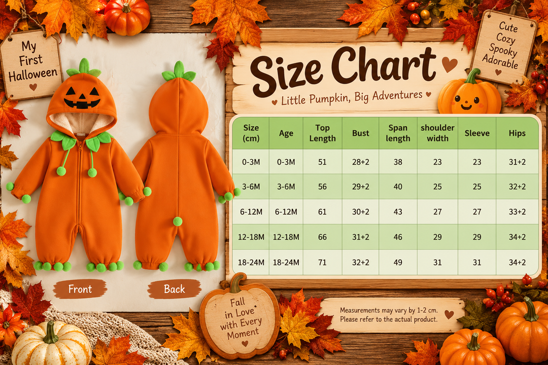 Personalized Baby Pumpkin Halloween Costume, Infant & Newborn Fall Romper