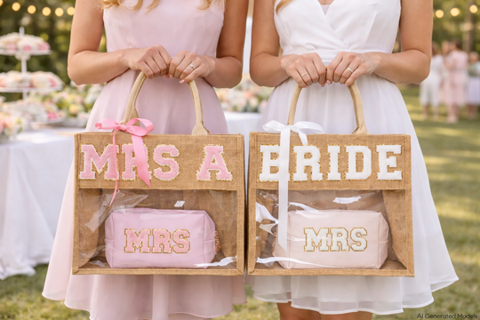 Personalized Tote bag + Cosmetic bag