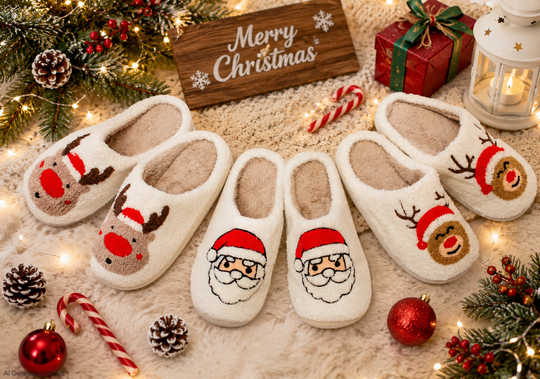 Cozy Personalized Xmas Slippers
