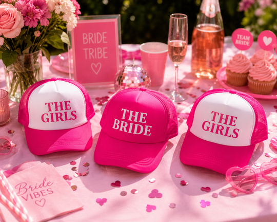 The Bride & The Girls Trucker Hats