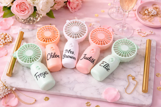 Personalized Mini Handheld Fans