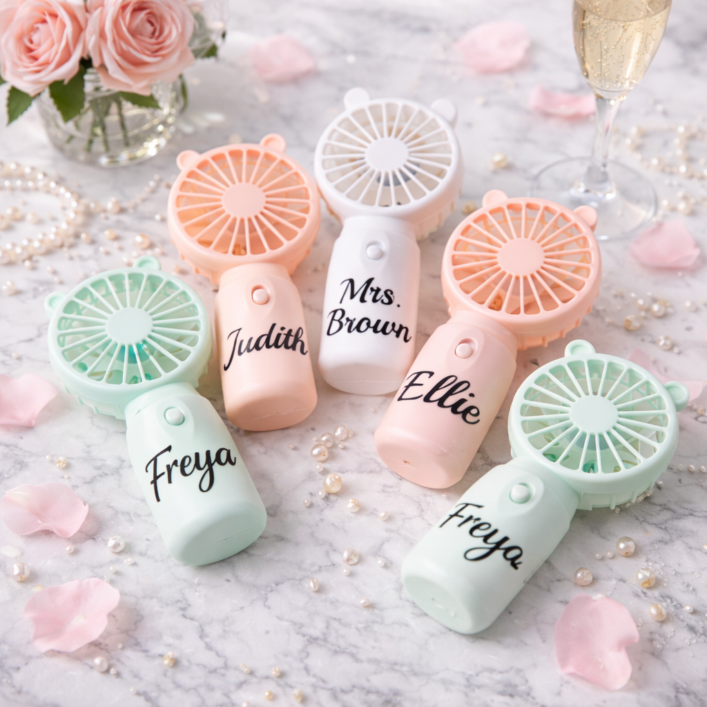 Personalized Mini Handheld Fans