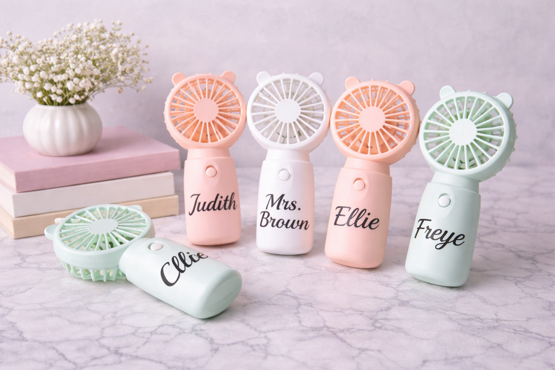 Personalized Mini Handheld Fans