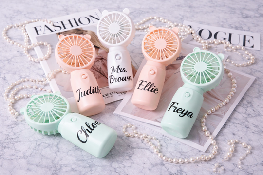 Personalized Mini Handheld Fans