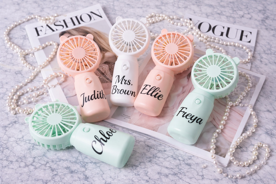Personalized Mini Handheld Fans