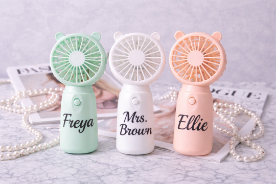 Personalized Mini Handheld Fans