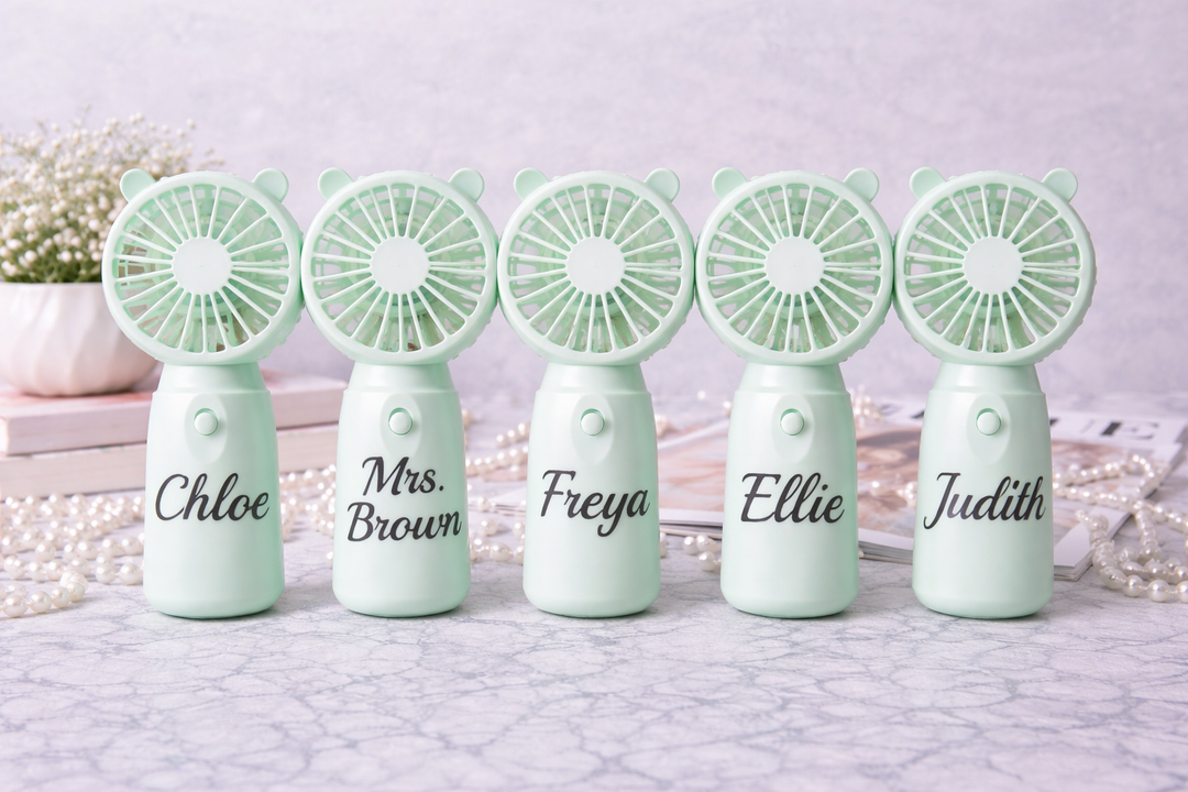 Personalized Mini Handheld Fans
