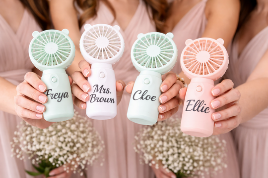Personalized Mini Handheld Fans