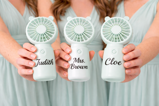 Personalized Mini Handheld Fans