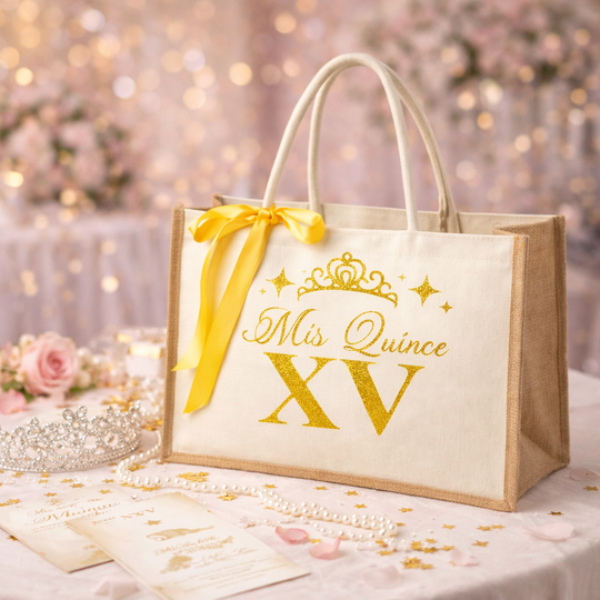 Custom Quinceañera Tote Bag