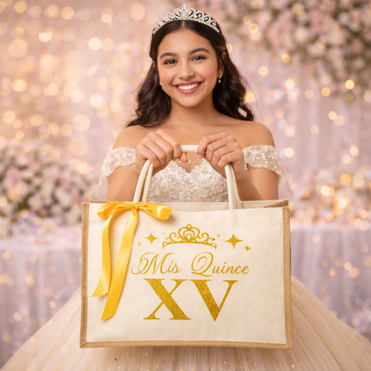 Custom Quinceañera Tote Bag