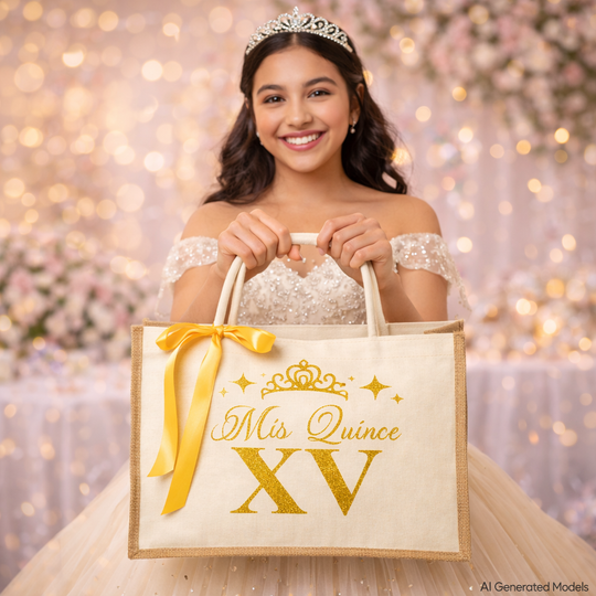 Custom Quinceañera Tote Bag