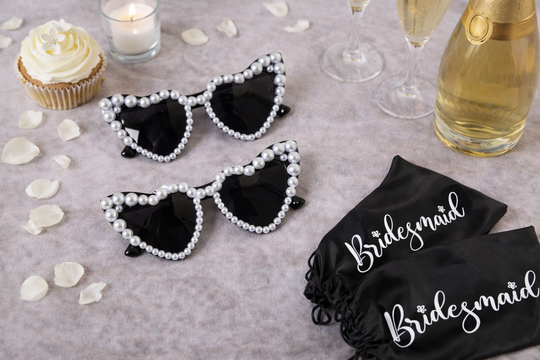 Heart Shape Sunglasses – Bride Tribe Shades for Bachelorette Party & Bridesmaids