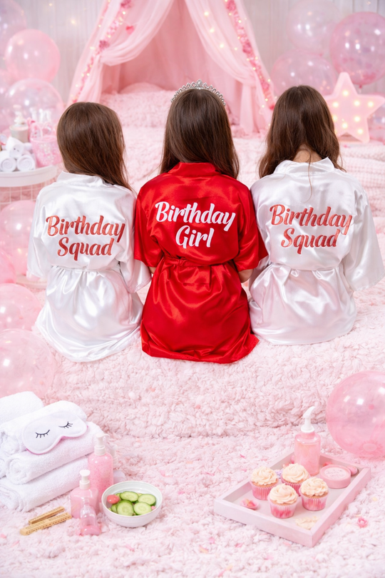 Customized Kids Satin Robes
