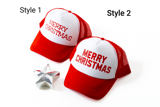 Merry Christmas Trucker Cap