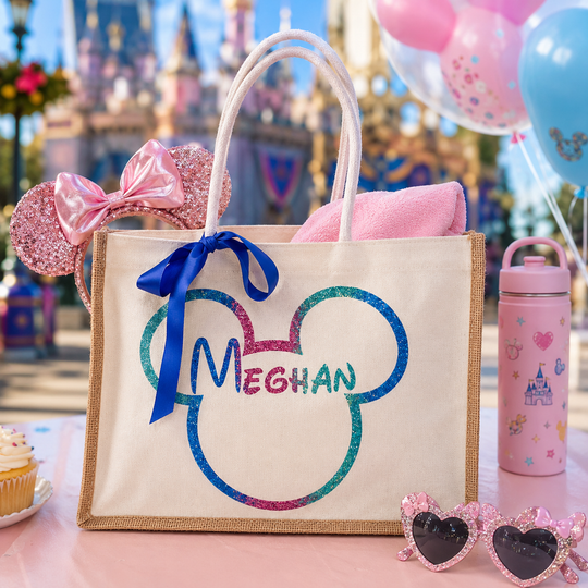 Personalized Theme Park Tote Bag