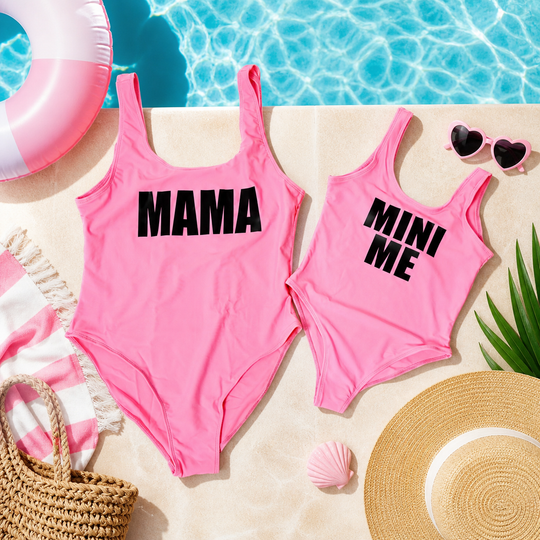 Mommy and Me Matching Custom Swimsuits