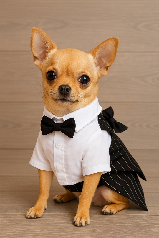 Custom Gentleman Dog Tuxedo
