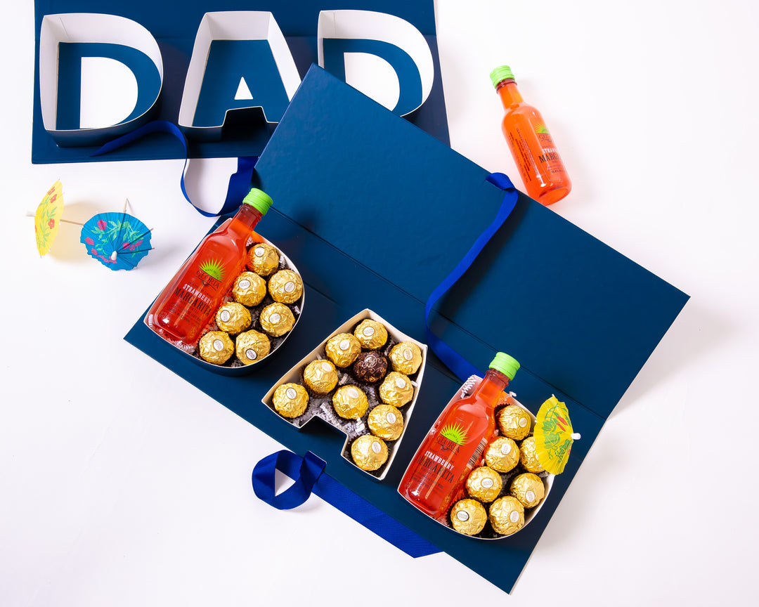 Blue Personalized Dad Gift Box