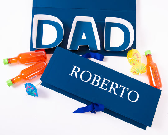 Blue Personalized Dad Gift Box