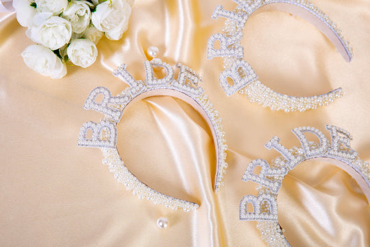 Bridal Shower Pearls Headband