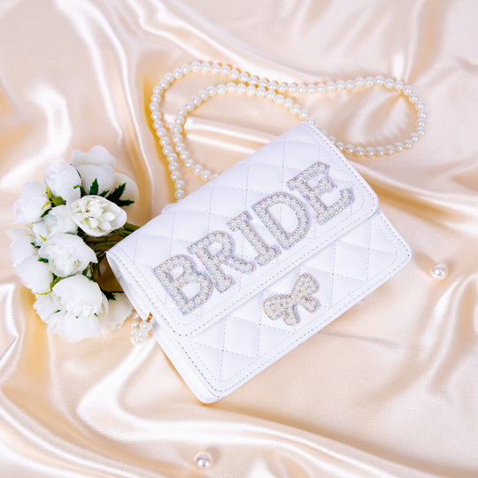 Bride Pearls Handbag