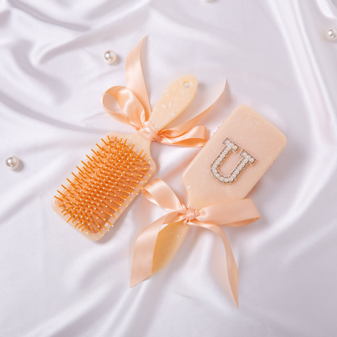 Personalized Bridesmaid hair Brushes