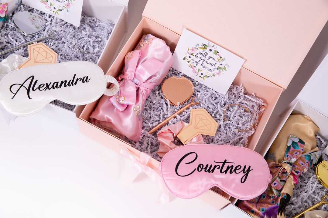 Personalized Bridesmaid Gift Box with Robe