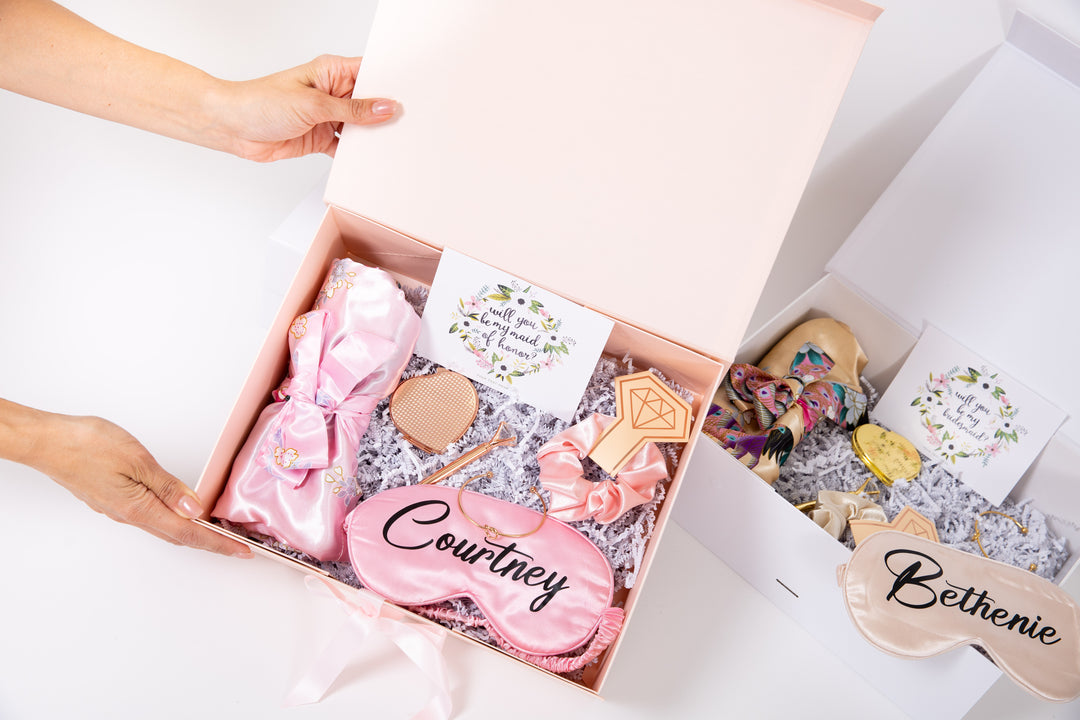 Personalized Bridesmaid Gift Box with Robe