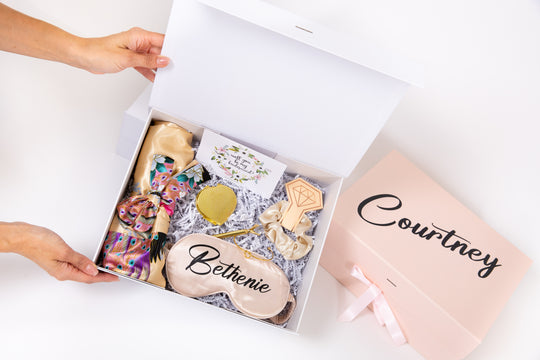 Personalized Bridesmaid Gift Box with Robe