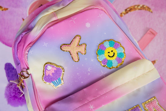 Personalized Rainbow School Backpack