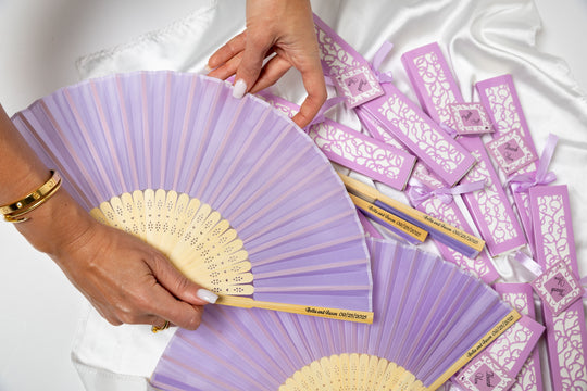 Personalized Fans Wedding Favors for Guest