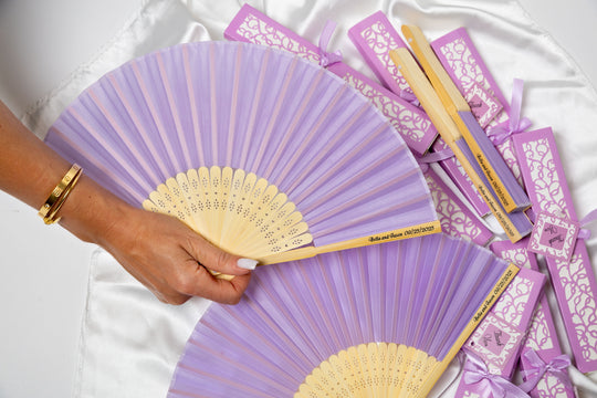 Personalized Fans Wedding Favors for Guest