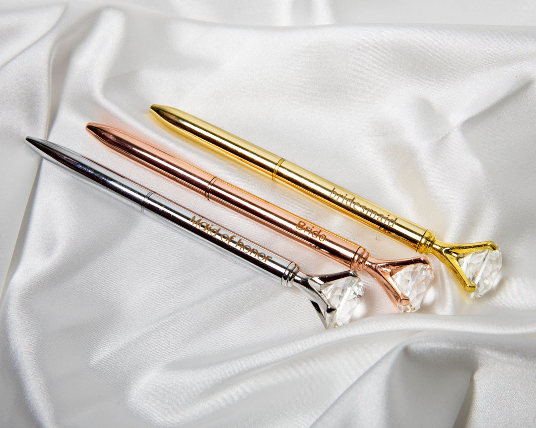Diamond Bridal Shower Pens
