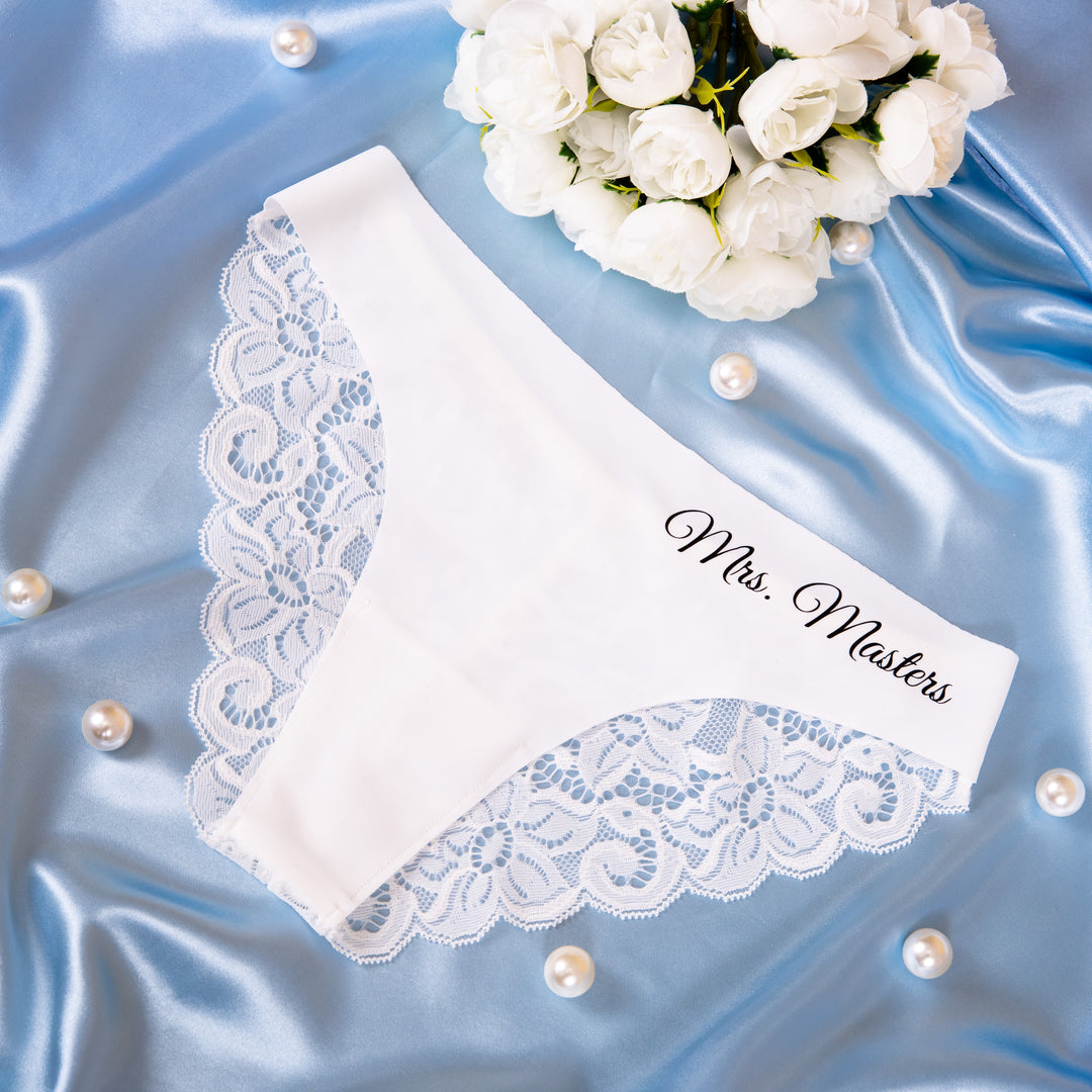 Custom Crochet Bride Underwear