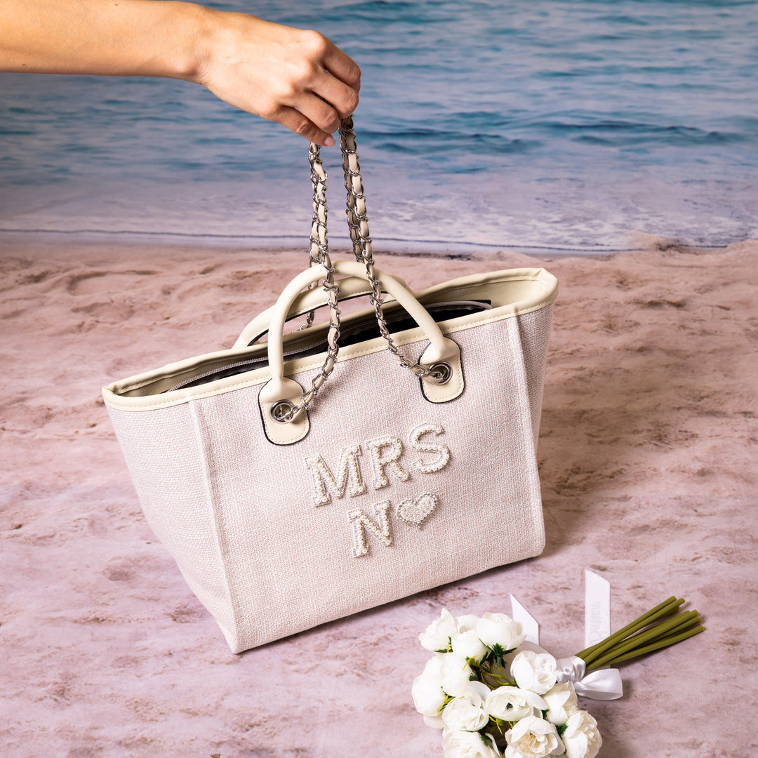 Personalized Bride Tote Bag