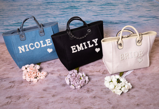 Personalized Bride Tote Bag