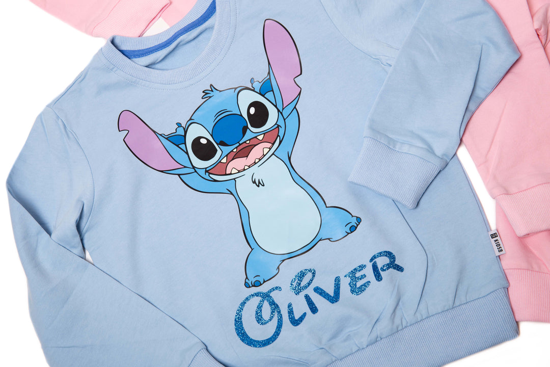 Personalized Kids Long Sleeve Shirt – Custom Name Cute Cotton Sweatshirt for Girls & Boys