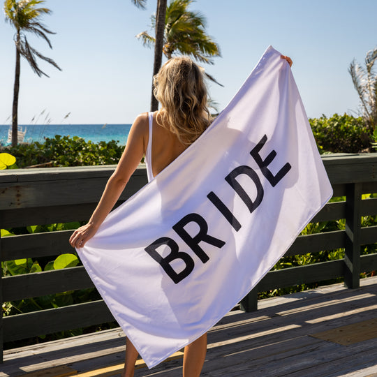 Bride Beach Towel