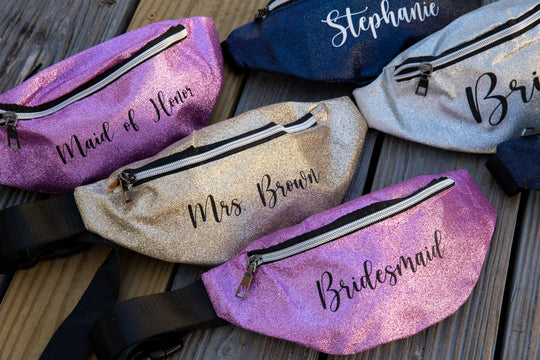 Custom Sequin Belt Bags