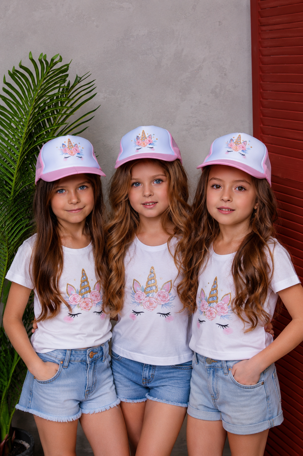 Kids Unicorn Horn Custom Trucker Cap