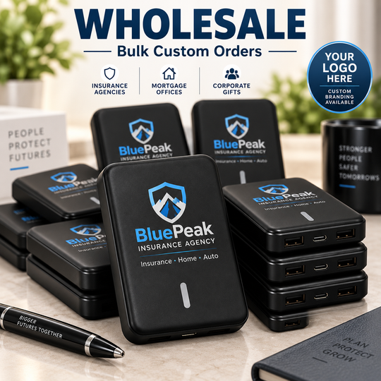 Custom Logo Wireless Power Bank 20000mAh