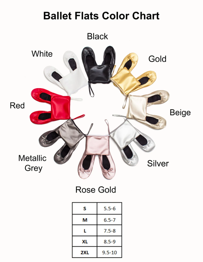 Set of 12 Personalized Foldable Ballet Flats. Wedding Favors & Dancing Shoes