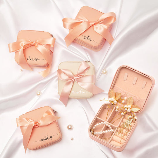 Custom Bridesmaid Jewelry Boxes