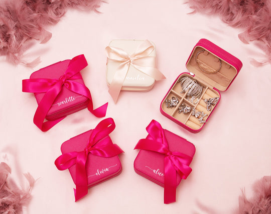 Custom Bridesmaid Jewelry Boxes