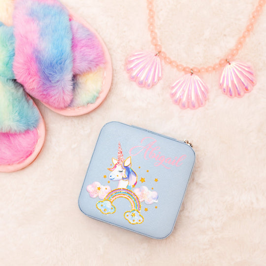 Small Kids Jewelry Boxes with Unicorn