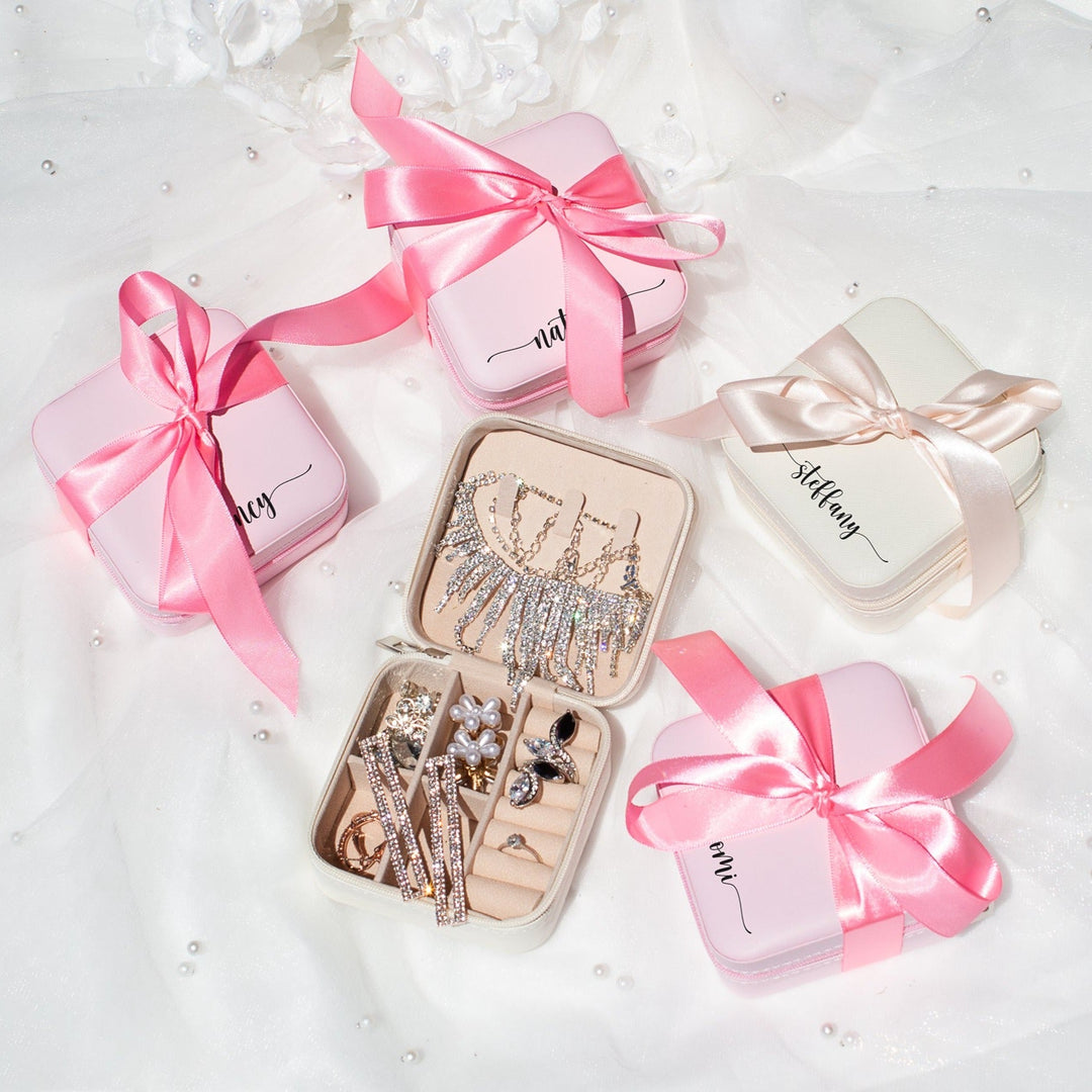 Custom Bridesmaid Jewelry Boxes