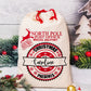 North Pole Express Christmas Gift Bag, Custom Santa Large Sack