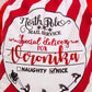 North Pole Express Christmas Gift Bag, Custom Santa Large Sack