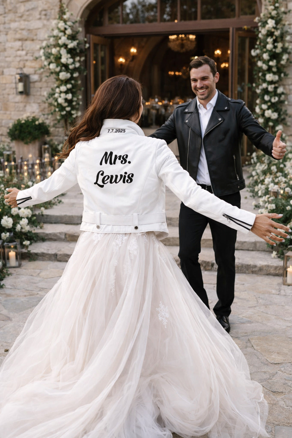 Bridal Custom Leather Jacket